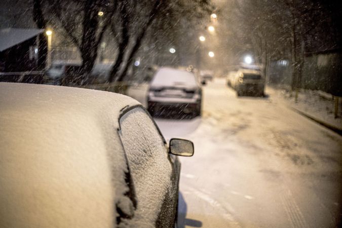 Снеговалеж, сняг, зима, автомобил