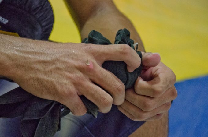 Юмручен бой, ръце, боец