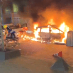 Запалена кола