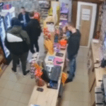 Бой в магазин в София