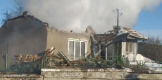 Изгоряла къща в Завет