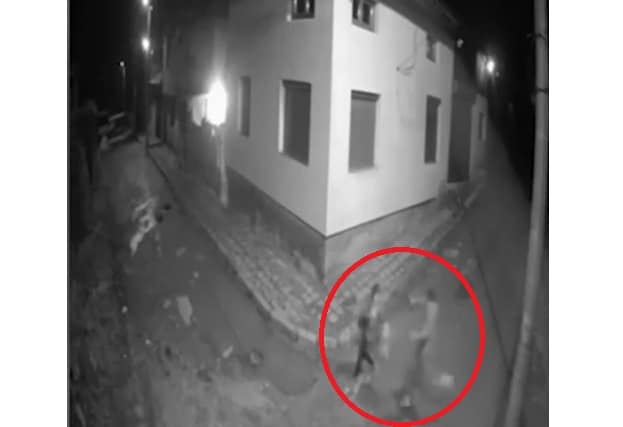 Кадри от убийство в Луковит