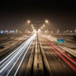 Магистрала, път, сняг