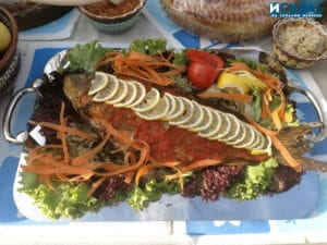 Освещаване на празничната трапеза и курбана