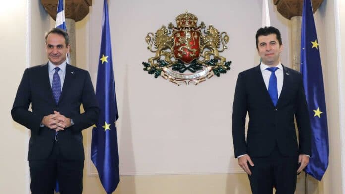 Среща между премиера на Гърция Кириакос Мицотакис и министър-председателя Кирил Петков