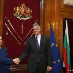 Н.пр. Джузепина Дзара и министър Стефан Янев