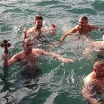 Спасяване на кръста в Бургас