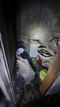 Опожареният апартамент в Бургас