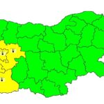 Жълт код за ниски температури в 5 области