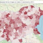 Образуван битов отпадък на човек от населението за 2019 година