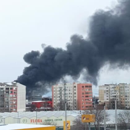 Пожар в столичния квартал "Дружба"