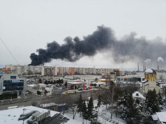 Пожар в столичния квартал "Дружба"