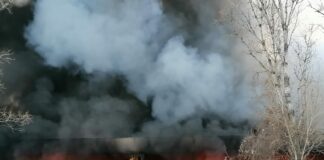 Пожар в столичния квартал "Дружба"