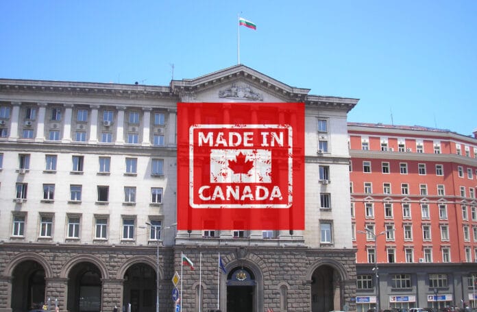 Произведено в Канада