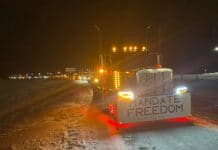 Протест на шофьори на камиони в Канада