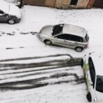 Снежна обстановка на ул. "Бузлуджа "в Царево