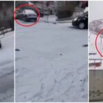 Ударени автомобили заради снега в Царево