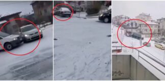 Ударени автомобили заради снега в Царево