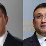 Владислав Горанов (вляво) и Младен Маринов (вдясно)