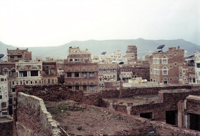 Разрушения в Йемен
