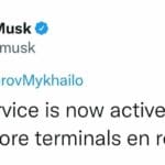 Илон Мъск активира Starlink в Украйна