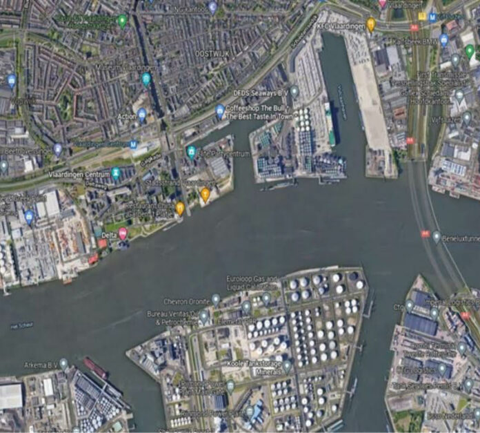 План на пристанище Ротердам