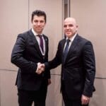 Премиер Кирил Петков и премиер Димитър Ковачевски