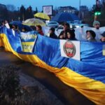 Протест пред Руското посолство в София