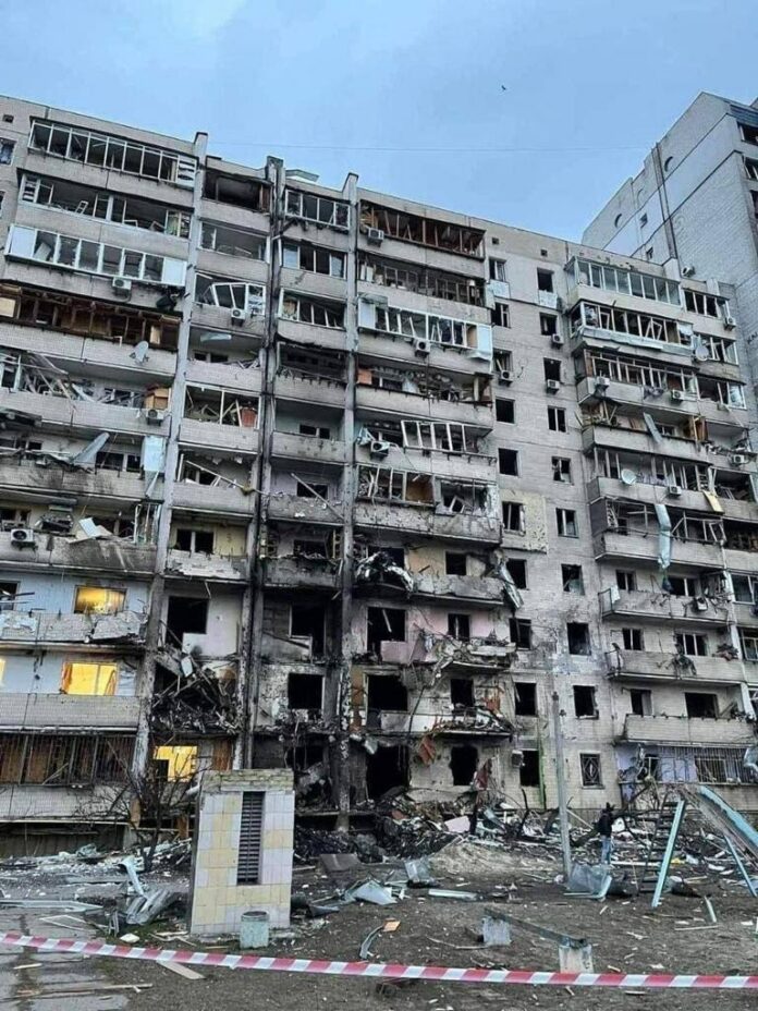 Разрушения в Киев