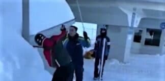 Бой на лифта в Банско