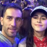 Стойко Сакалиев и дъщеря му Любомира