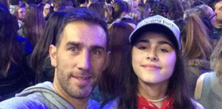 Стойко Сакалиев и дъщеря му Любомира