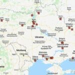 Удари, нанесени по Украйна