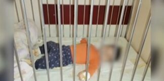 Вързано бебе в Сливен