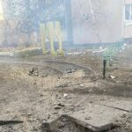 Военни действия в Киев. Снимка: ДСНС України