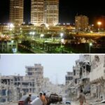 Libya before and after war.