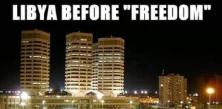 Libya before and after war.