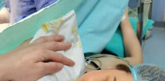 Алина и нейното бебе