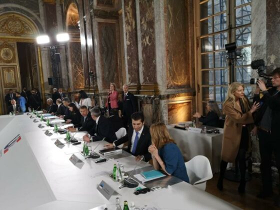 Европейски лидери във Версай