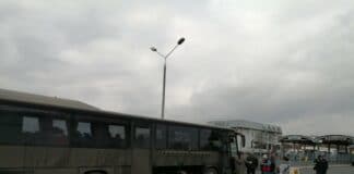 Извозване на украински бежанци