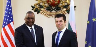 Лойд Остин и Кирил Петков