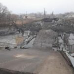 Разрушения в Луганска област