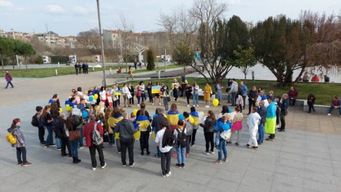 Митинг срещу войната в Украйна