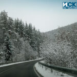 Път, сняг, зима