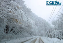 Път, зима, сняг