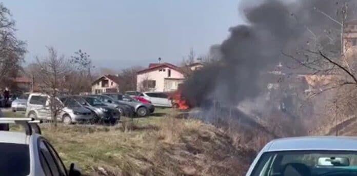 Пожар в Панчарево