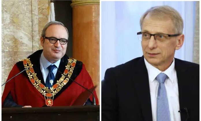 Проф. Анастас Герджиков и акад. Николай Денков