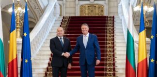 Румен Радев и Клаус Йоханис