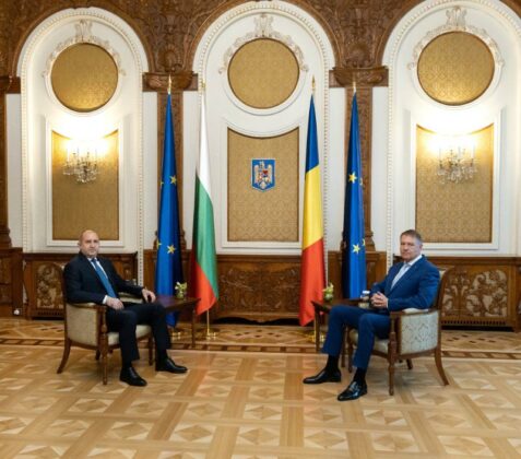 Румен Радев и Клаус Йоханис