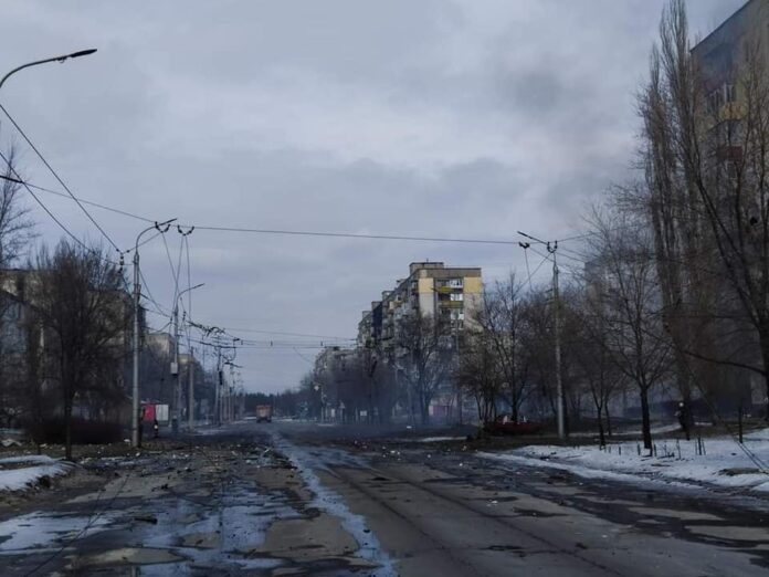 Разрушения в Украйна